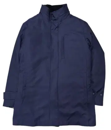 유니클로 이너 다운 스탠드 카라 코트 네이비