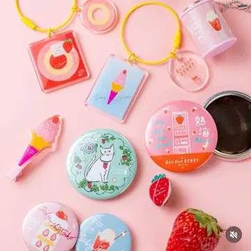 딸기 bonbonberry 아타미 하우스 오리지널 가챠 헤어 클립