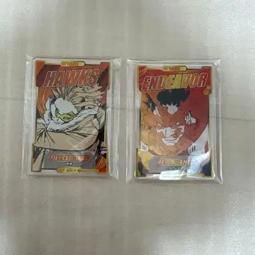 나의 히어로 아카데미아 호크스 엔데버 스탯 카드 컬렉션
