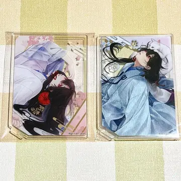 검이군 클리어 아크릴 스탠드 아크스타 사기하라 사쿄 2점