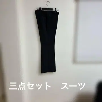 세트 비즈니스용 블랙 슈트