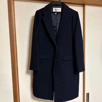 Ray Beams 롱 코트 체스터 네이비 M