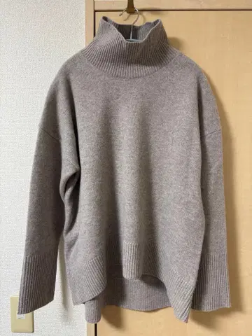 NOBLE 캐시미어 터치 터틀넥 풀오버