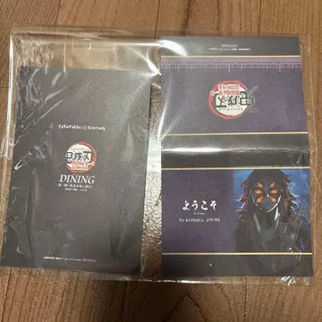 귀멸의 칼날 ufotable 다이닝 코쿠시보 웰컴 팝 메뉴