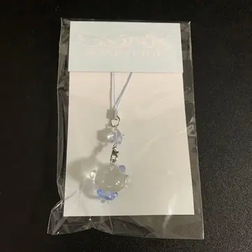 aespa 윈터 폰 스트랩 키링 실버 버전