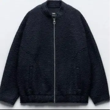 새상품급 ZARA 부클레 오버 사이즈 봄버 자켓