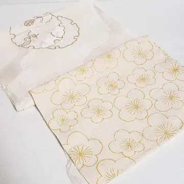 (0801) 오비 장식 천 2점 묶음 판매 기모노 일본 의류 잡화