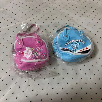 나루미야 캐릭터 미니 에나멜 백 마스코트 2개 세트