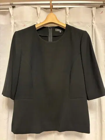 블랙 포멀 예복 반팔 상의