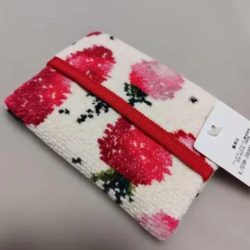 페이러 티슈 케이스 스트로베리 도트 아이보리