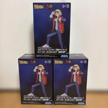 백 투 더 퓨처 도쿄 리벤저스 사노 만지로 피규어 3체