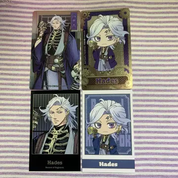 종말의 발키리 하데스 메탈 스티커 포토 카드 일본풍 스팀펑크