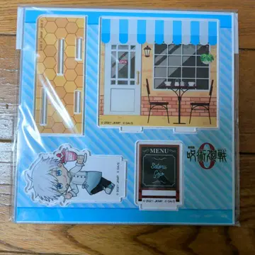 주술회전0 고죠 사토루 미니 아크릴 디오라마 웨이터ver.