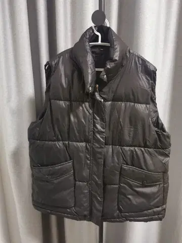 블랙 다운 베스트 노카라