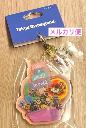 [ 디즈니 ] 잇츠 어 스몰 월드 with 그루트 키체인