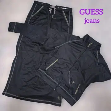 GUESS 풀 집업 맨투맨 상하의 셋업 M