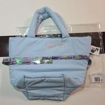 Snow Man ON 쇼핑백 은색 테이프 1개