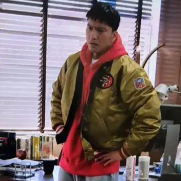 시착만 한 상품 나가세 착용 49ers 바시티 자켓 NFL