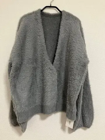 ur's 후와후와 그레이 가디건 XU1735