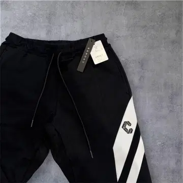 [ 미사용 새상품 ] 크로노스 CRONOS 블랙 롱 바지 조거 팬츠