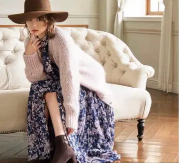 새상품 미사용 [ chay 콜라보 ] 비쥬 숏부츠 브라운 24cm