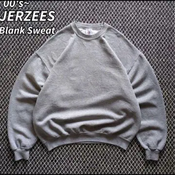 JERZEES 그레이 맨투맨 90s