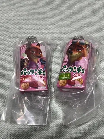 팩앤초 미니어처 캐릭터 쥬토피아2 닉 2종 세트