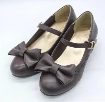 엑시즈팜 펌프스 신발 여성용 S 사이즈 브라운