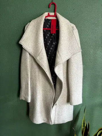 화이트 코트 SPOOM 스푸움 자켓 코트 여성용