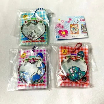 산리오 바스락 프레이크 씰풍 참 가챠 3개 세트