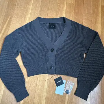 N.O.R.C 노크 편직 니트 크롭 가디건