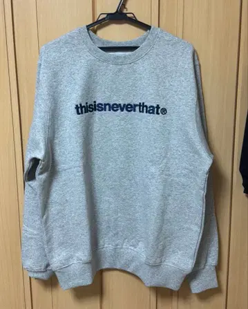 thisisneverthat 그레이 로고 맨투맨