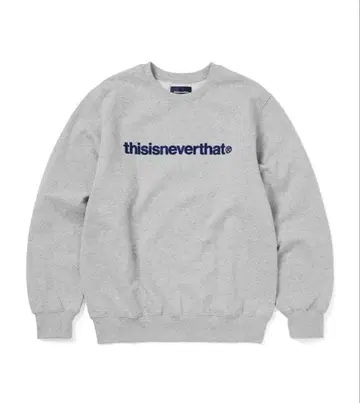 thisisneverthat 그레이 로고 맨투맨