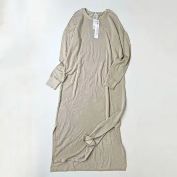 택 포함 새상품 [ 라빠르망 ] 맥시 길이 롱 맨투맨 원피스 슬릿