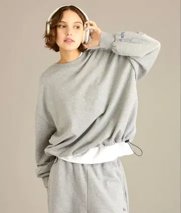 [ WETTEMPT ] S 사이즈 헤비 웨이트 드로 코드 맨투맨