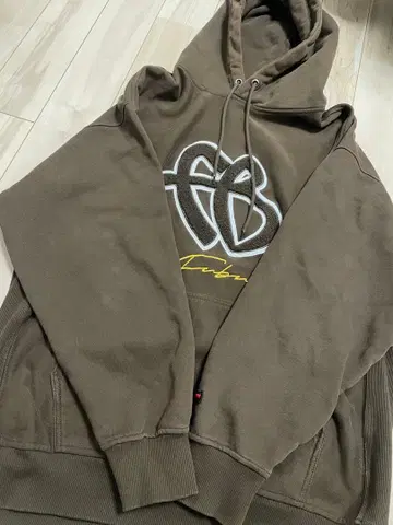 FUBU 브라운 후드티 L