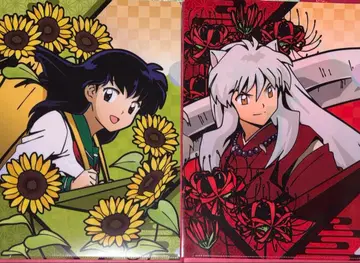 이누야샤 복권 이누야샤 카고메 클리어 파일 세트