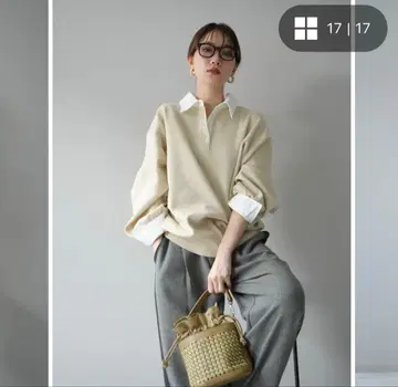 카라 부착 폴로 니트 풀오버 뤼미에 시카