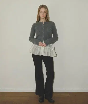 GIUNON adjustable mini sheer skirt