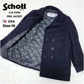 미국제 SCHOTT 샷 U.S.740N P코트 퀼팅 18
