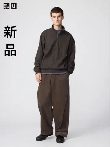 택 포함 새상품 미사용/유니클로U/코듀로이 유틸리티 팬츠/2025aw