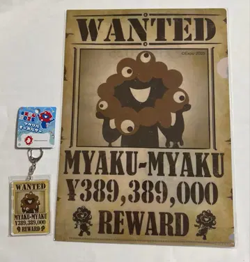 미야쿠미야쿠 클리어 파일 아크릴 키링 WANTED