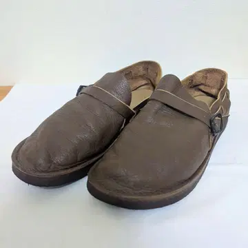 CHAMULA 더블 몽크 로퍼 가죽 신발 브라운 30cm