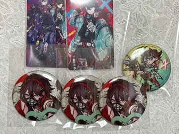 니지산지 사에구사 아키나 후와구사 캔뱃지 카드