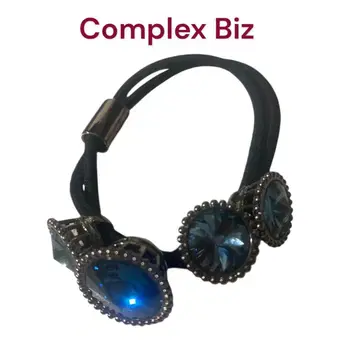 새상품급 Complex Biz 디어 리 스톤 포니 스와로브스키