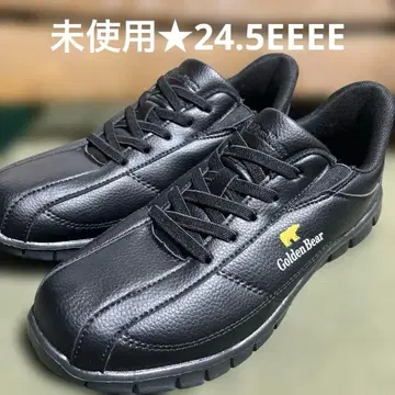 미사용 골든 베어 24.5EEEE 블랙 블랙 폭넓음