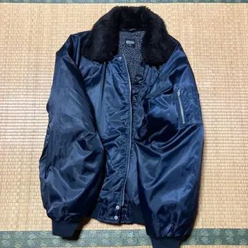 네이비 폴리에스테르 자켓 L 사이즈