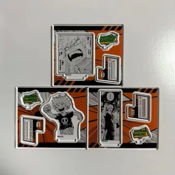 히로아카 바쿠고 카츠키 아크릴 피규어 3종 세트