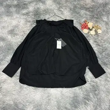 [택 포함] LOWRYS FARM 로리즈팜 (F) 긴팔 블라우스 리본