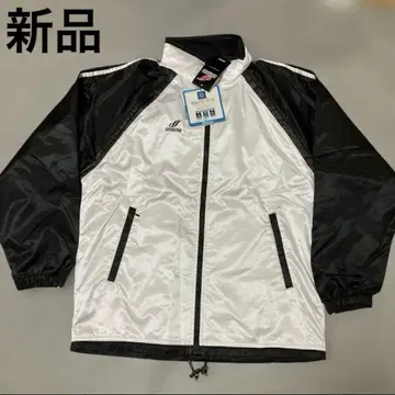 새상품 MIZUNO SUPERSTAR 나일론 자켓 남녀 공용 S 화이트